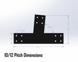 Supports industriels Web Truss, pour poutres de 4" - VEUILLEZ NOUS CONTACTER D'ABORD À PROPOS DE L'APPLICATION 