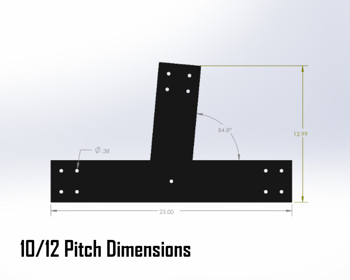 Web Truss Industrial Brackets, For 6 Inch Lumber