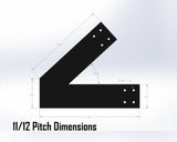 Web Truss Industrial Brackets, For 6 Inch Lumber