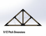 Web Truss Industrial Brackets, For 8 Inch Lumber - Madison Iron and Wood