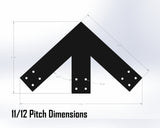 Supports industriels Web Truss, pour poutres de 4" - VEUILLEZ NOUS CONTACTER D'ABORD À PROPOS DE L'APPLICATION 