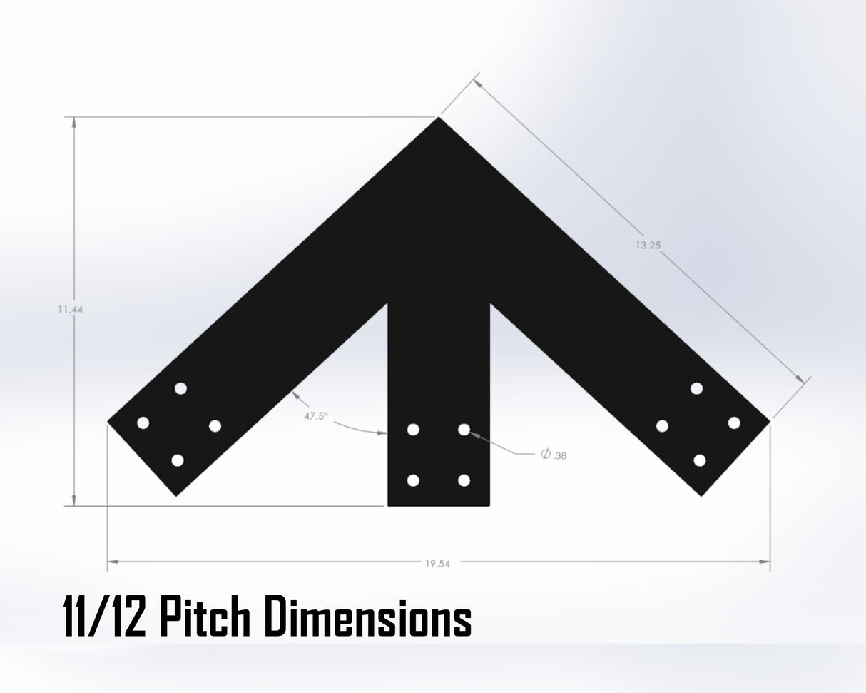 King Truss Industrial Bracket Set, For 4 Inch Lumber