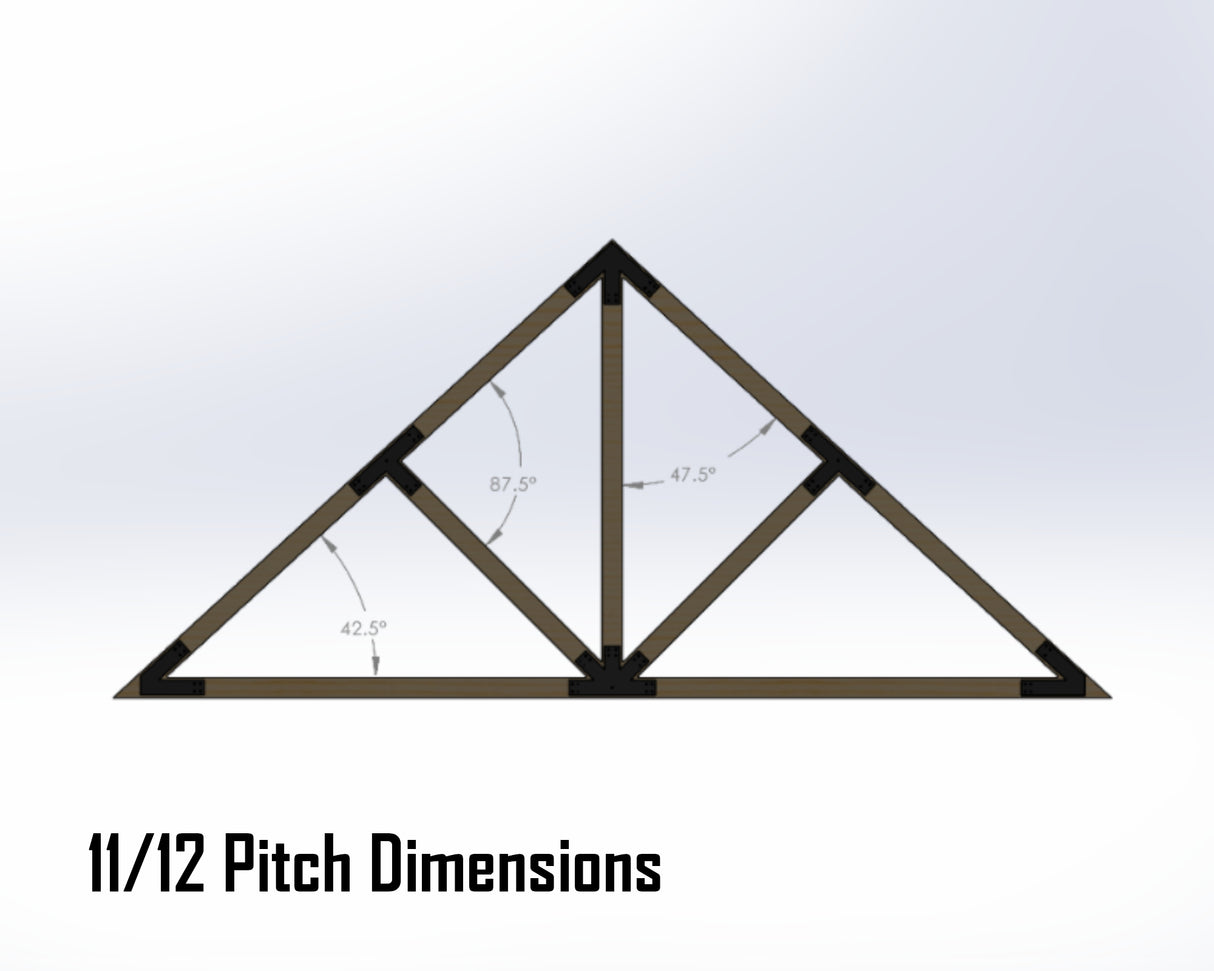 Web Truss Industrial Brackets, For 6 Inch Lumber