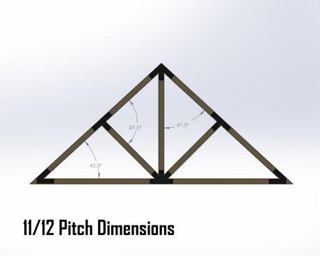 Web Truss Industrial Brackets, For 6 Inch Lumber - Madison Iron and Wood