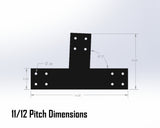 Supports industriels Web Truss, pour poutres de 4" - VEUILLEZ NOUS CONTACTER D'ABORD À PROPOS DE L'APPLICATION 