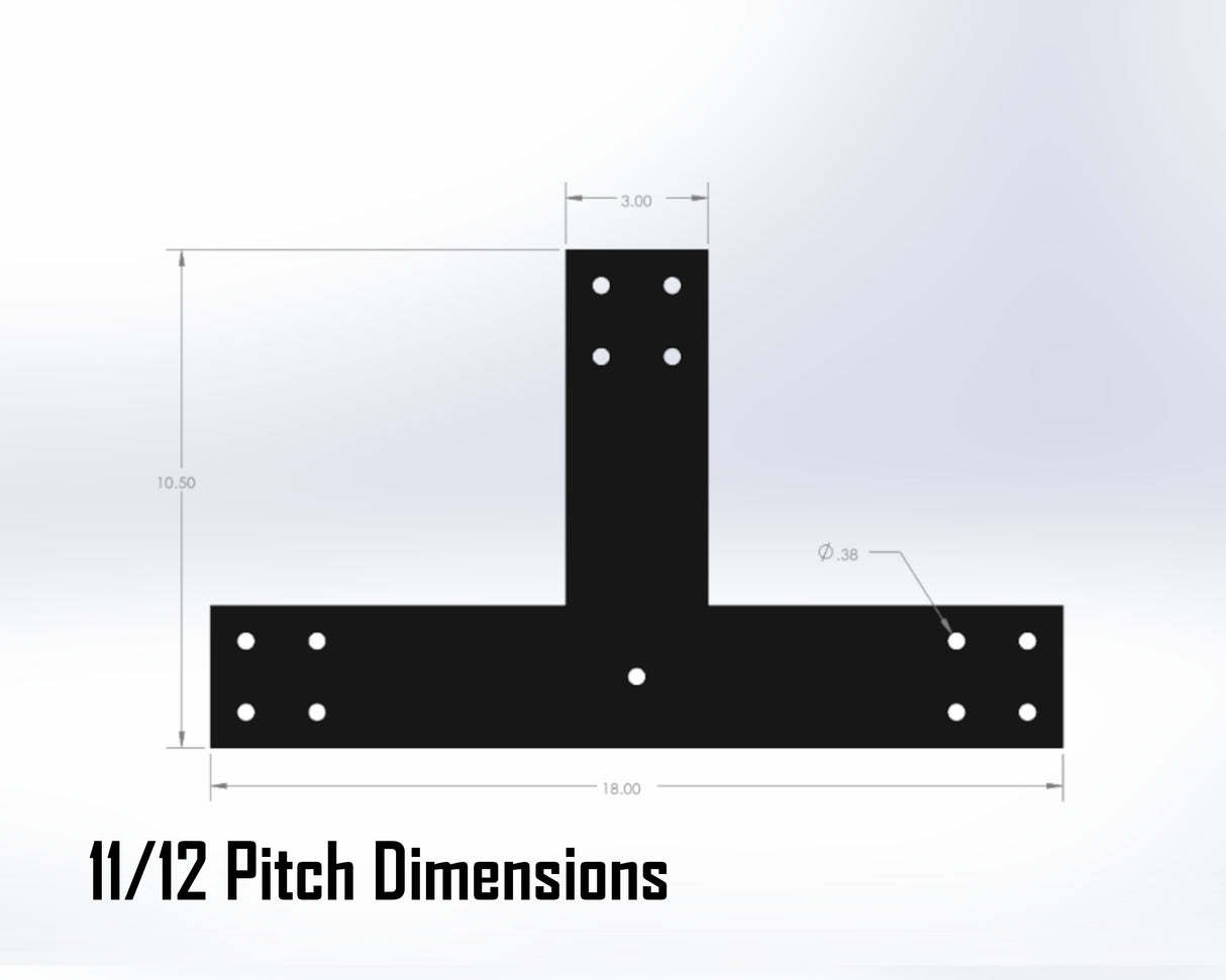 King Truss Industrial Bracket Set, For 4 Inch Lumber