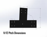 Web Truss Industrial Brackets, For 8 Inch Lumber