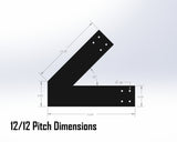 King Truss Industrial Brackets, For 6 Inch Lumber