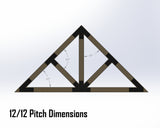 Web Truss Industrial Brackets, For 8 Inch Lumber