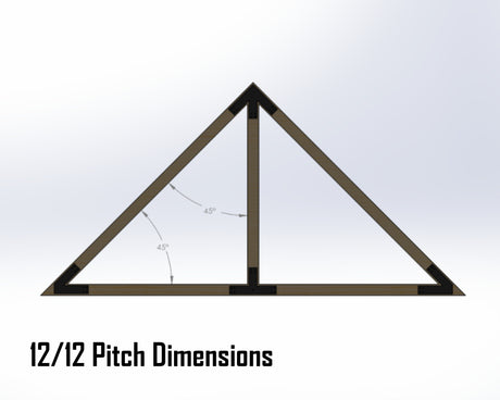 King Truss Industrial Brackets, For 6 Inch Lumber - Madison Iron and Wood