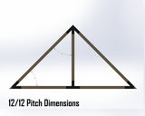 King Truss Industrial Bracket Set, For 4 Inch Lumber - Madison Iron and Wood