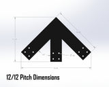 Supports industriels Web Truss, pour poutres de 4" - VEUILLEZ NOUS CONTACTER D'ABORD À PROPOS DE L'APPLICATION 