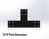 Supports industriels Web Truss, pour poutres de 4" - VEUILLEZ NOUS CONTACTER D'ABORD À PROPOS DE L'APPLICATION 