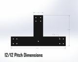 Web Truss Industrial Brackets, For 6 Inch Lumber