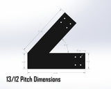 Web Truss Industrial Brackets, For 8 Inch Lumber