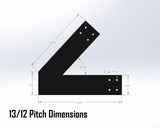 Web Truss Industrial Brackets, For 6 Inch Lumber