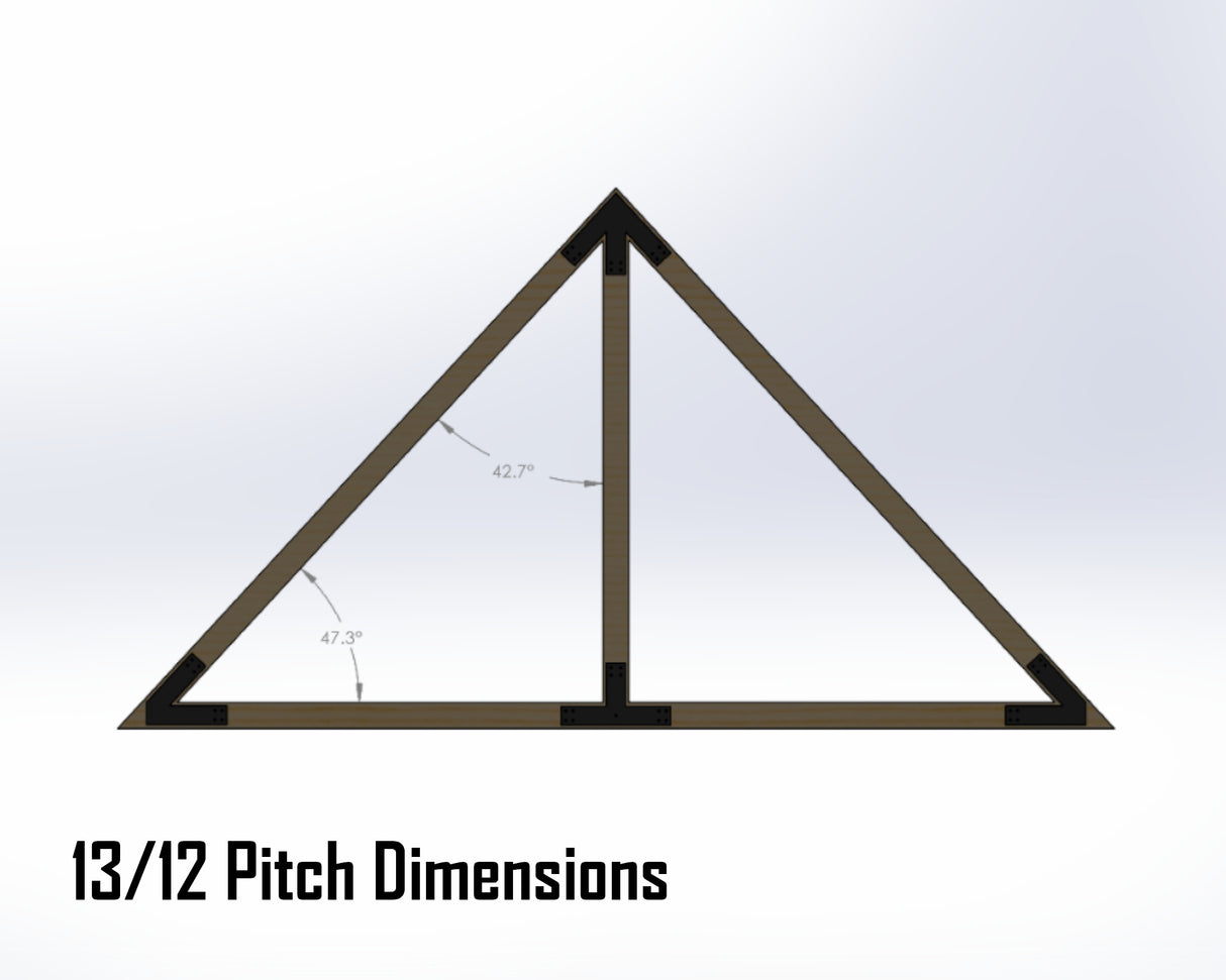 King Truss Industrial Brackets, For 6 Inch Lumber - Madison Iron and Wood