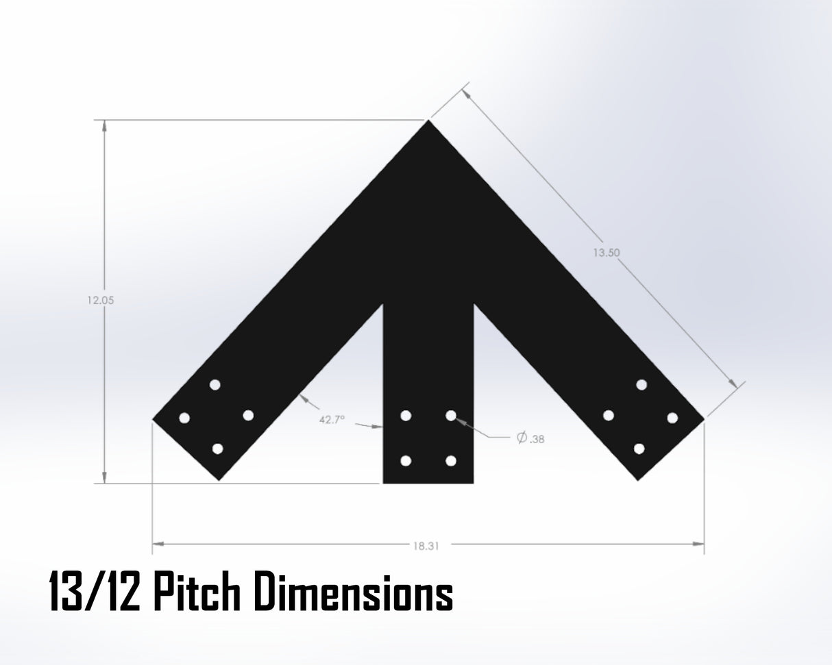 King Truss Industrial Bracket Set, For 4 Inch Lumber