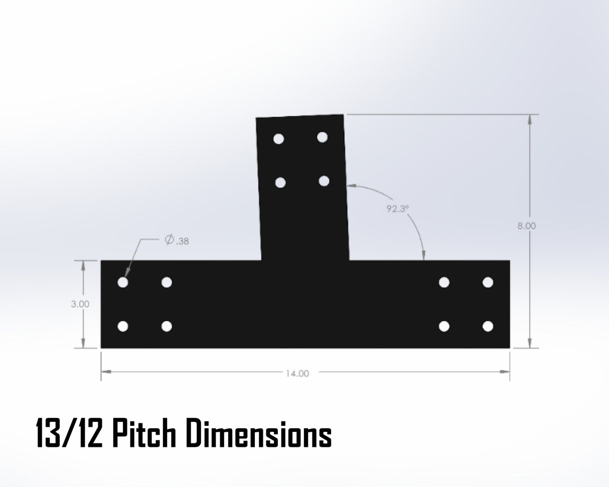 Supports industriels Web Truss, pour poutres de 4" - VEUILLEZ NOUS CONTACTER D'ABORD À PROPOS DE L'APPLICATION 