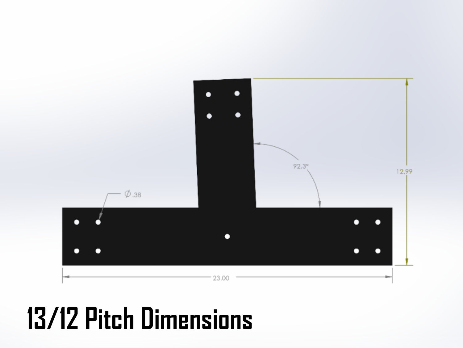 Web Truss Industrial Brackets, For 6 Inch Lumber - Madison Iron and Wood