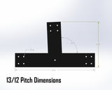 Web Truss Industrial Brackets, For 6 Inch Lumber