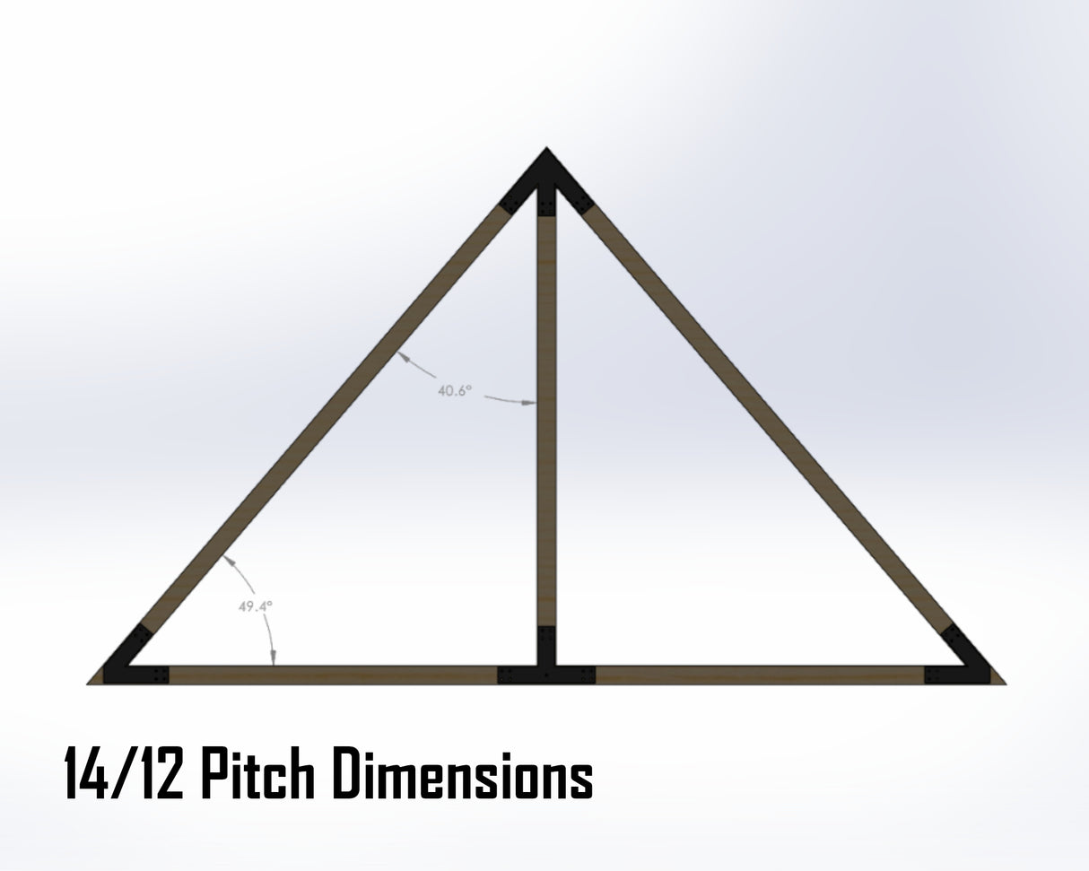 King Truss Industrial Bracket Set, For 4 Inch Lumber