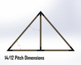 King Truss Industrial Bracket Set, For 4 Inch Lumber