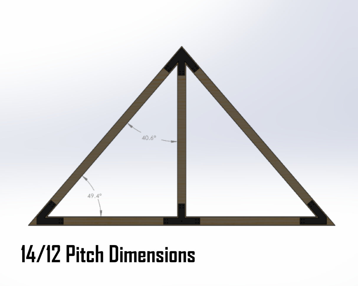 King Truss Industrial Brackets, For 6 Inch Lumber - Madison Iron and Wood