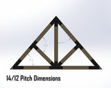 Web Truss Industrial Brackets, For 8 Inch Lumber - Madison Iron and Wood