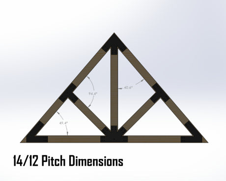 Web Truss Industrial Brackets, For 8 Inch Lumber