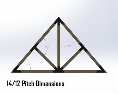 Web Truss Industrial Brackets, For 6 Inch Lumber