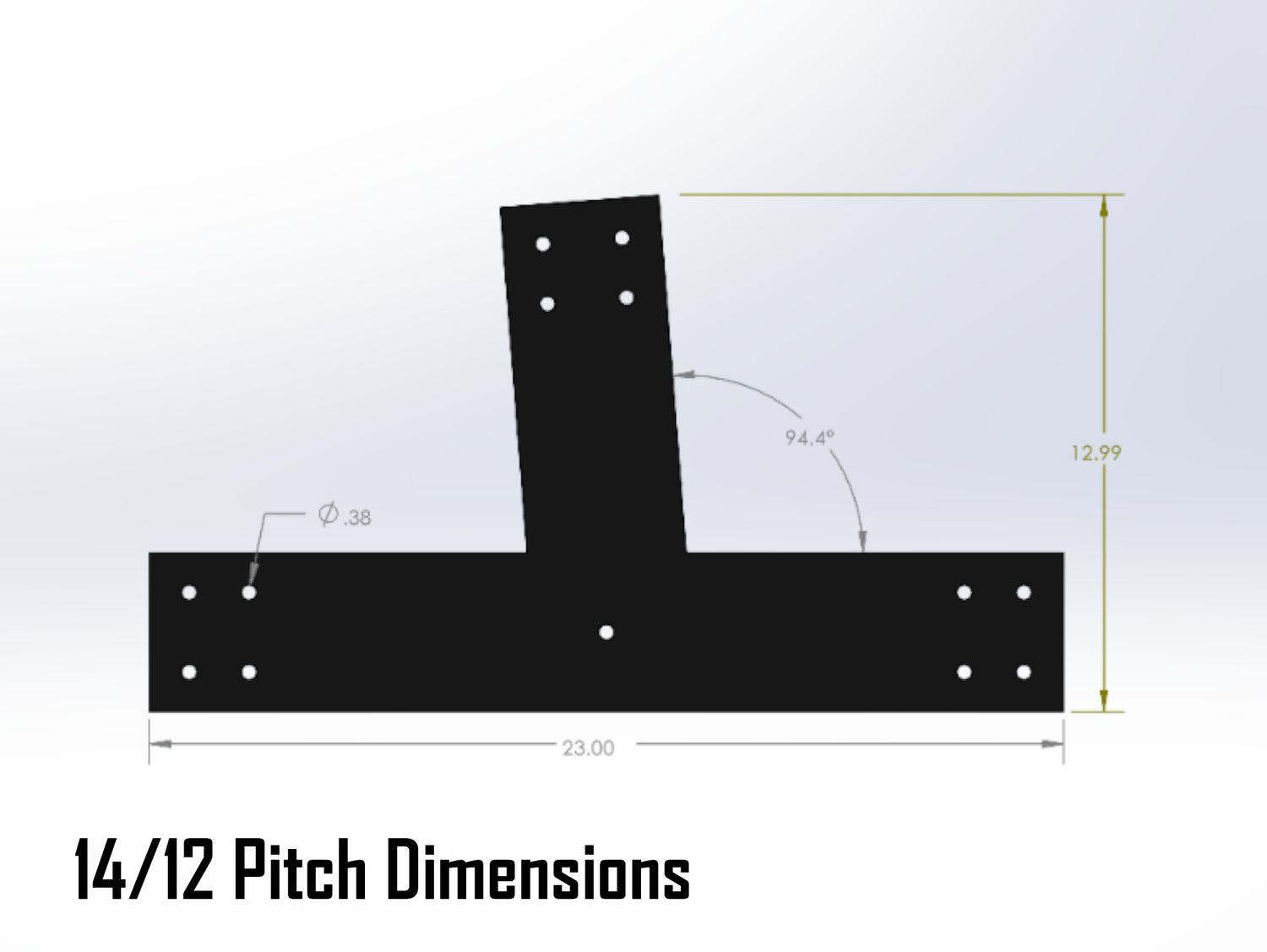 Web Truss Industrial Brackets, For 6 Inch Lumber - Madison Iron and Wood
