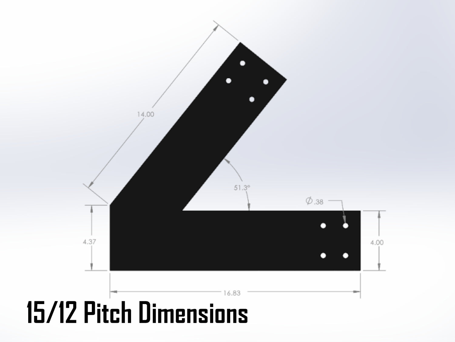 King Truss Industrial Brackets, For 6 Inch Lumber - Madison Iron and Wood