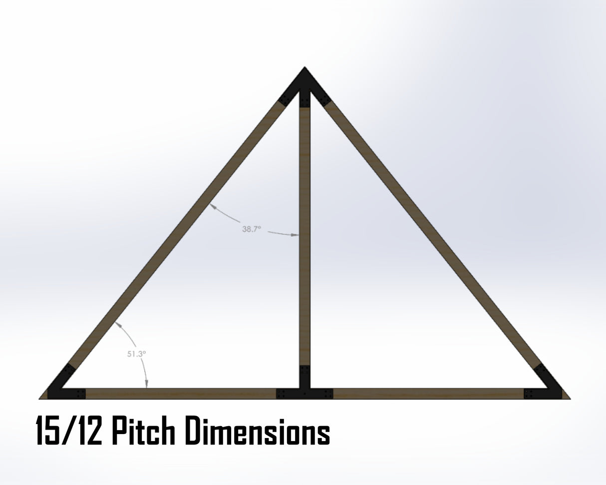 King Truss Industrial Bracket Set, For 4 Inch Lumber