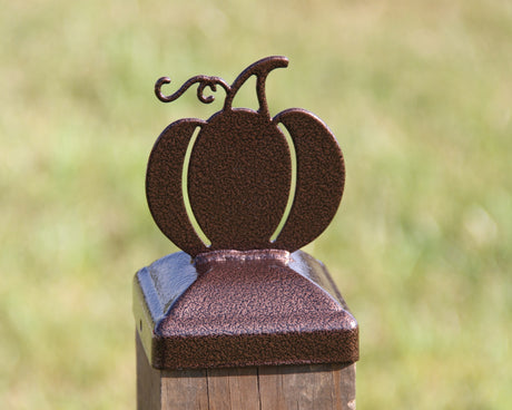 True Size 6x6 Post Cap with Seasonal or Mythical Finial Choices - Madison Iron and Wood