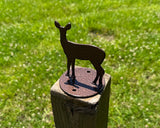 Doe Post Top For Round Wood Fence Post