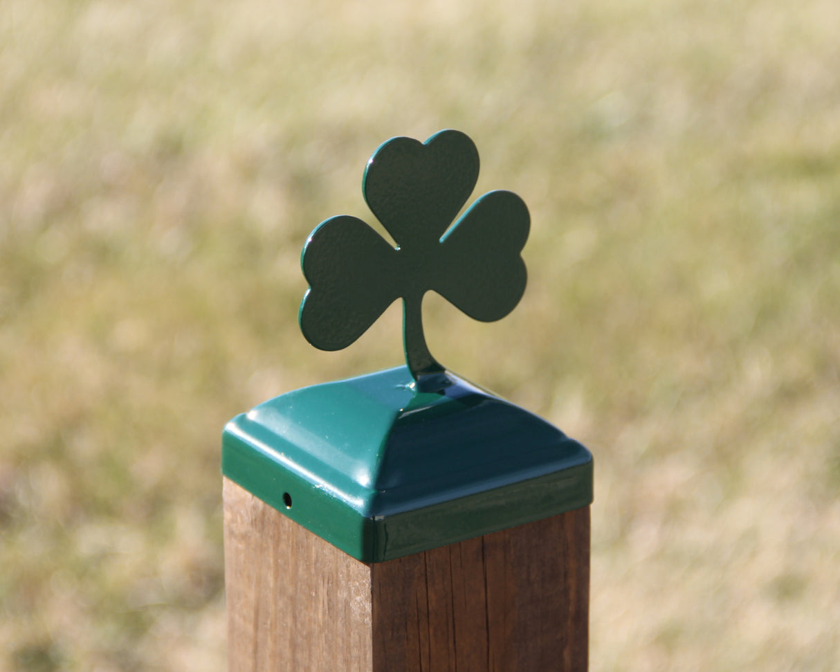 True Size 6x6 Post Cap with Plants and Insects Finial Choice - Madison Iron and Wood