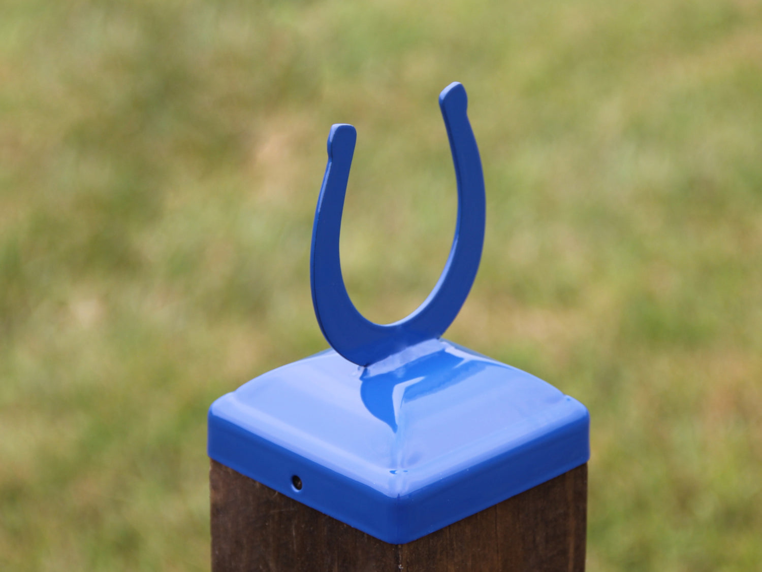 True Size 6x6 Post Cap on the Farm Finial Choice - Madison Iron and Wood