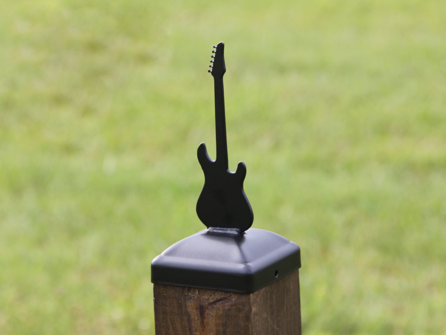 True Size 6x6 Post Cap Musical and Misc. Finial Choice - Madison Iron and Wood