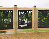 24"x30" - Crane Pond Fence/Gate Panel Insert - Madison Iron and Wood