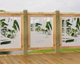 24"x30" - Crane Pond Fence/Gate Panel Insert - Madison Iron and Wood