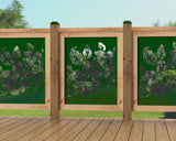 24"x30" - Floral Design Fence/Gate Panel Insert - Madison Iron and Wood