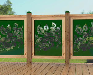 24"x30" - Floral Design Fence/Gate Panel Insert