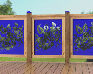 24"x30" - Floral Design Fence/Gate Panel Insert