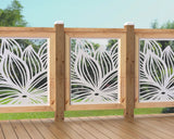 24"x30" - Garden Flower Fence/Gate Panel Insert - Madison Iron and Wood