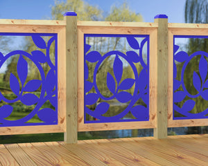 24"x30" - Vine Pattern Fence/Gate Panel Insert