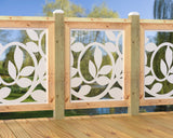 24"x30" - Vine Pattern Fence/Gate Panel Insert - Madison Iron and Wood
