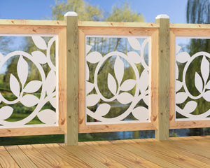 24"x30" - Vine Pattern Fence/Gate Panel Insert