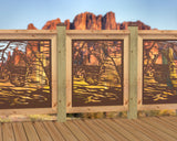 24"x30" - Arches National Park Fence/Gate Panel Insert - Madison Iron and Wood