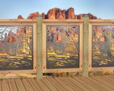 24"x30" - Arches National Park Fence/Gate Panel Insert - Madison Iron and Wood